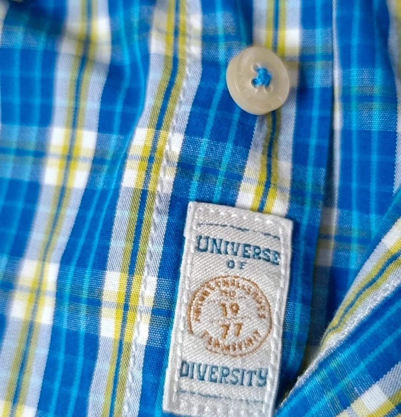 Camel Active men's short Sleeve Blue/white 100% cotton Size L – photo 4